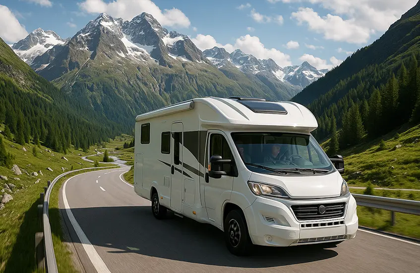 Ruta en autocaravana por los Alpes en Italia