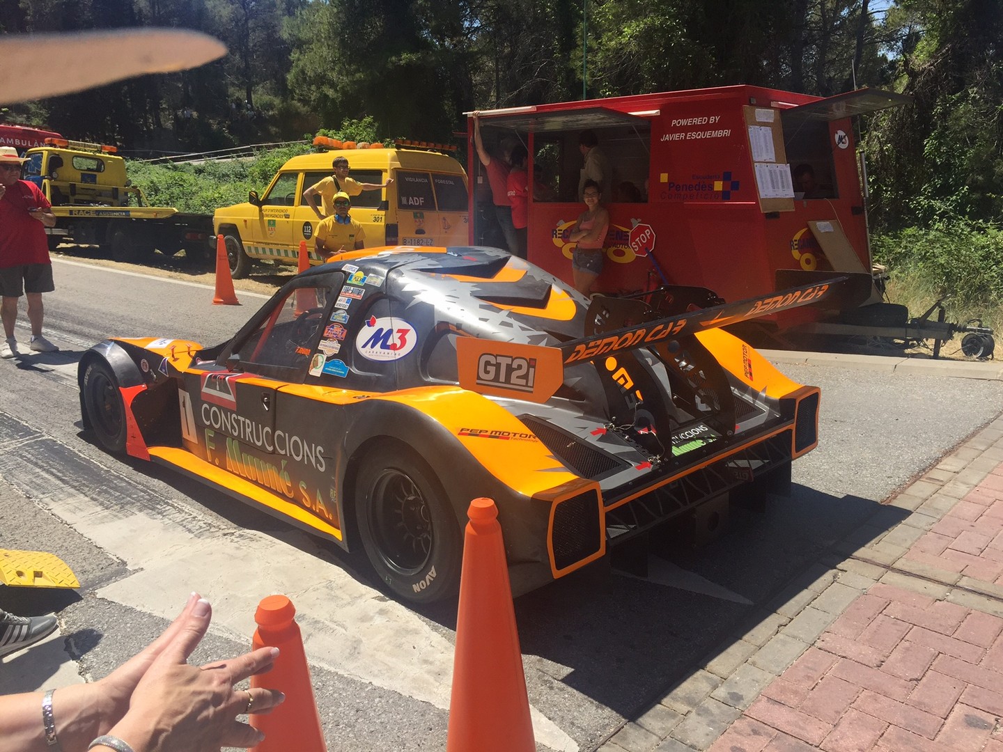 M3 Caravaning sponsor en el campeonato de Catalunya de montaña