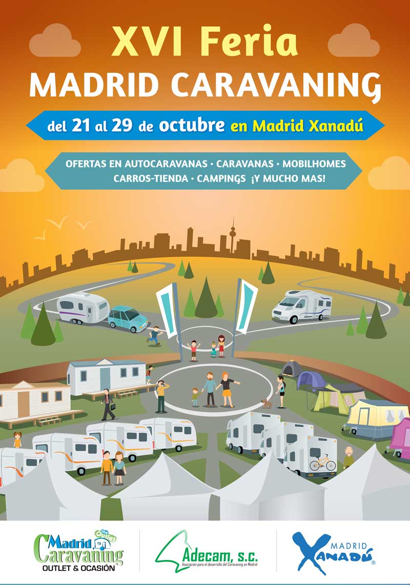 Fira Madrid Caravaning 31 d’Octubre al 4 de Novembre autocaravanes, campers i caravanes!