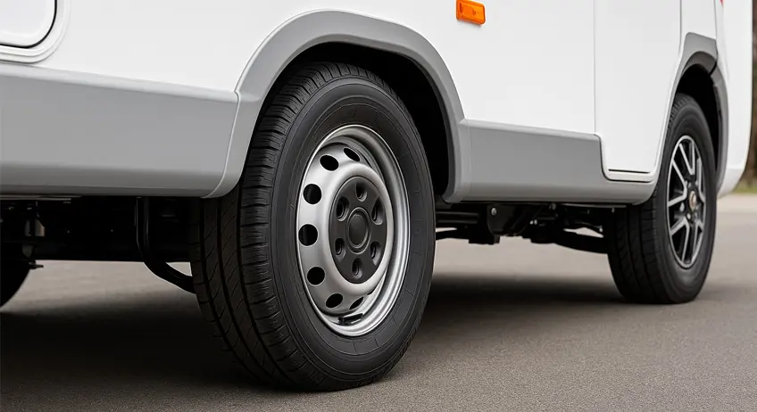 Cómo colocar la rueda de repuesto de una autocaravana