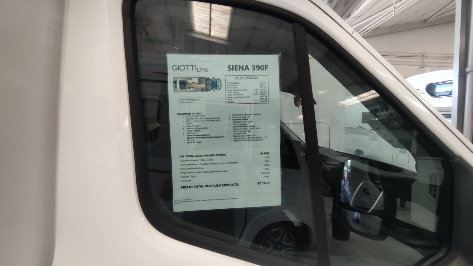 AUTOCARAVANA GIOTTILINE SIENA 390F