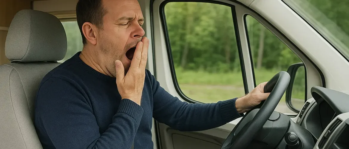 Evitar la somnolencia al volante de la autocaravana