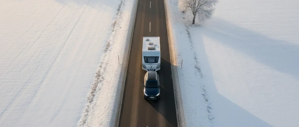 Viajar en caravana en invierno: guía para una ruta segura y confortable