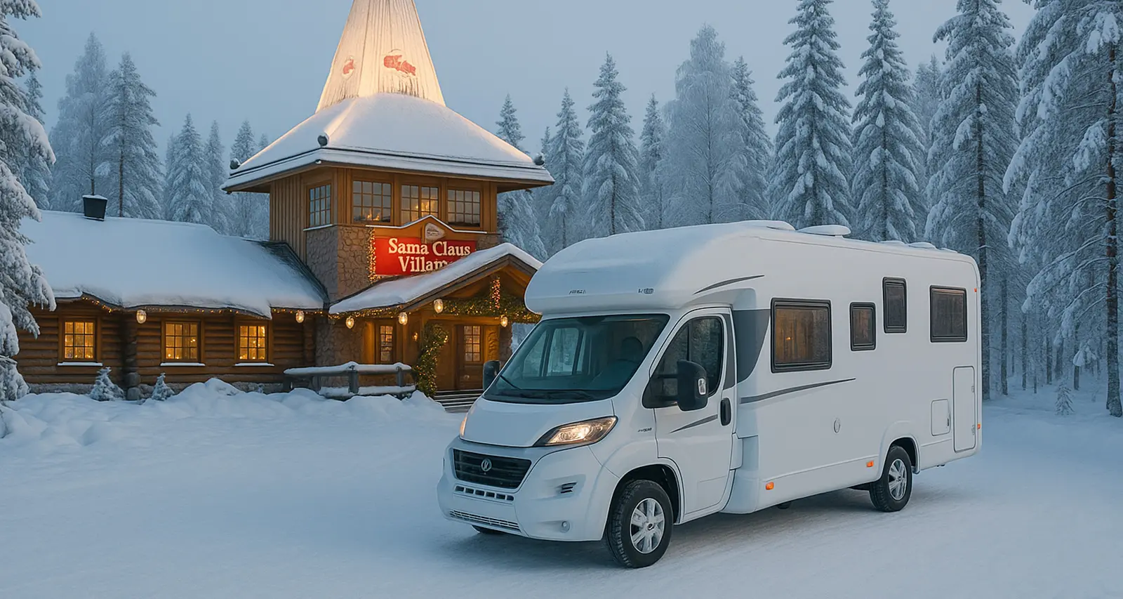 Visita Santa Claus Village en autocaravana