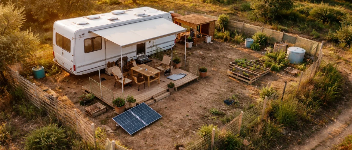 ¿Es posible poner una caravana en un terreno no urbanizable o rústico?