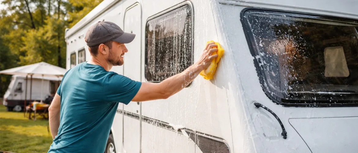 Cómo limpiar una caravana paso a paso (interior y exterior)