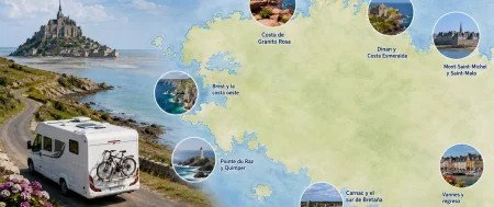 Ruta de 7 días por la Bretaña francesa en autocaravana